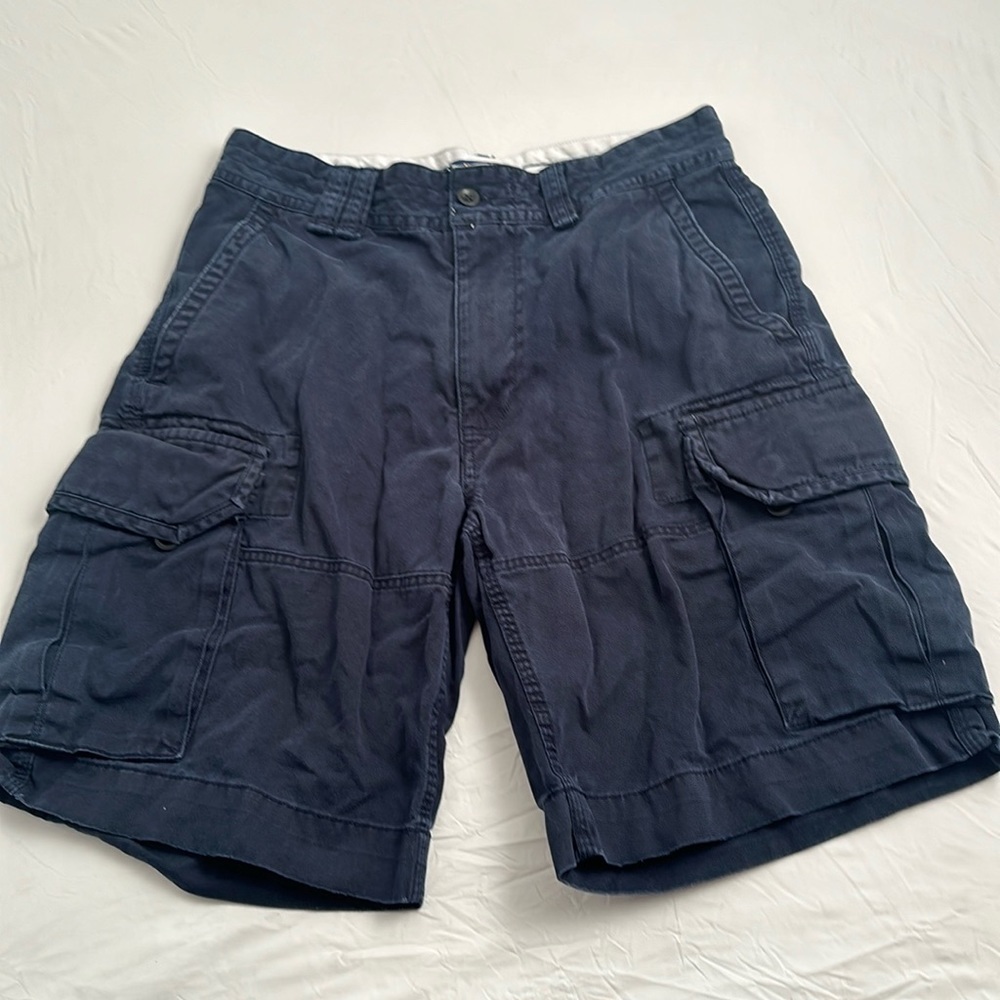 Ralph Lauren Polo navy blue cargo utility shorts
